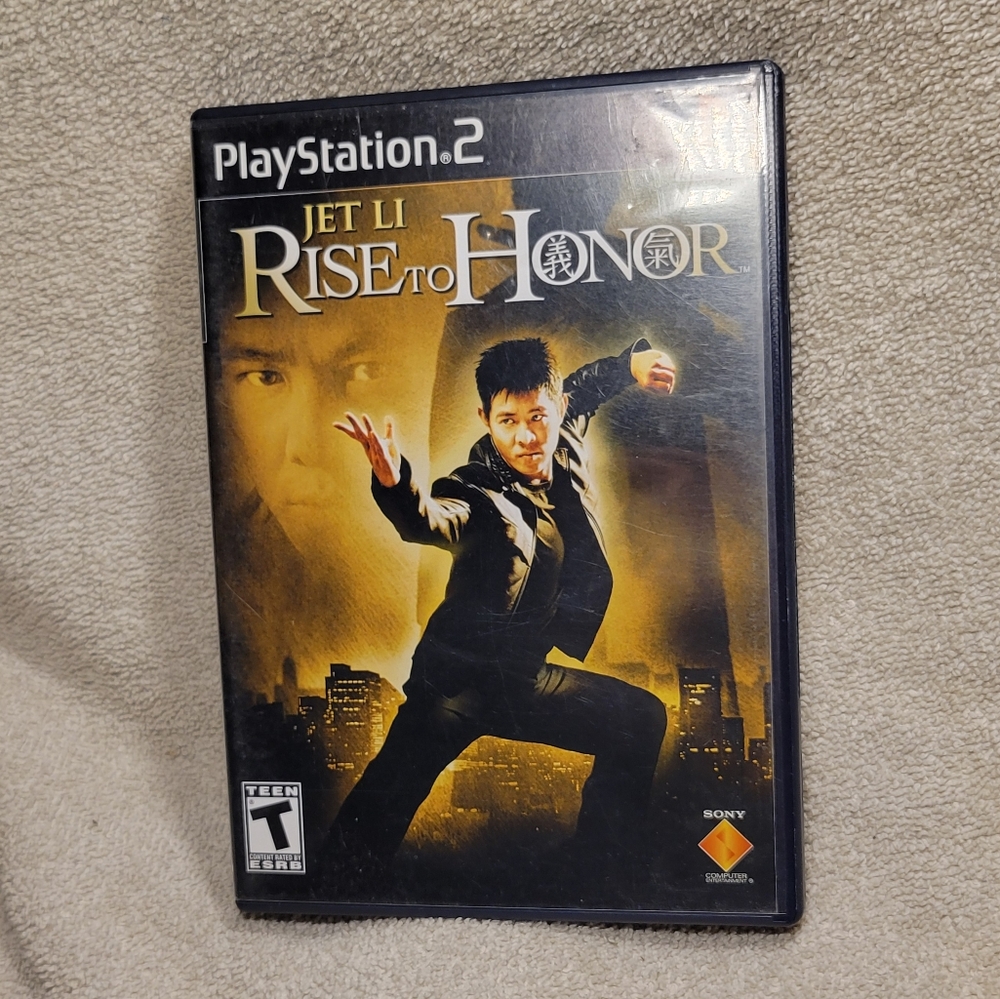 Jet Li Rise to Honor Sony PlayStation 2 PS2 2004 - Complete With Manual - TESTED